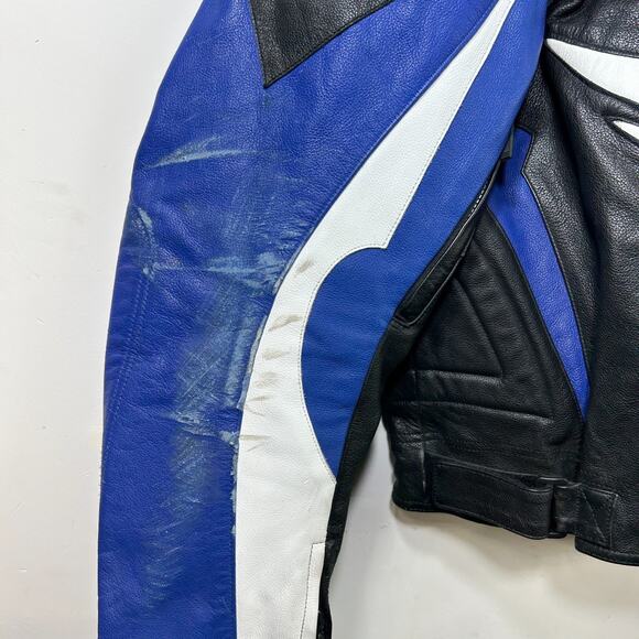 Rare Vintage Hein Gericke Leather Motorbike Jacket Size 52 Mens - Picture 5 of 16